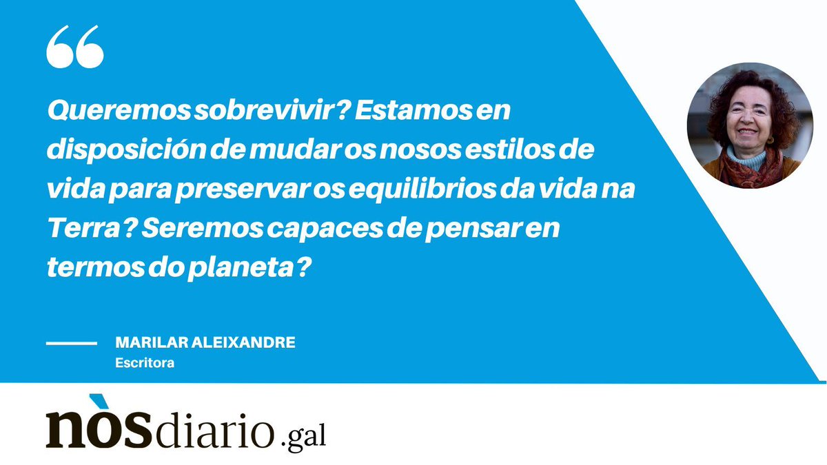 OPINIÓN | A COP-30 e Galicia

✍️ Marilar Aleixandre

nosdiario.gal/opinion/marila…