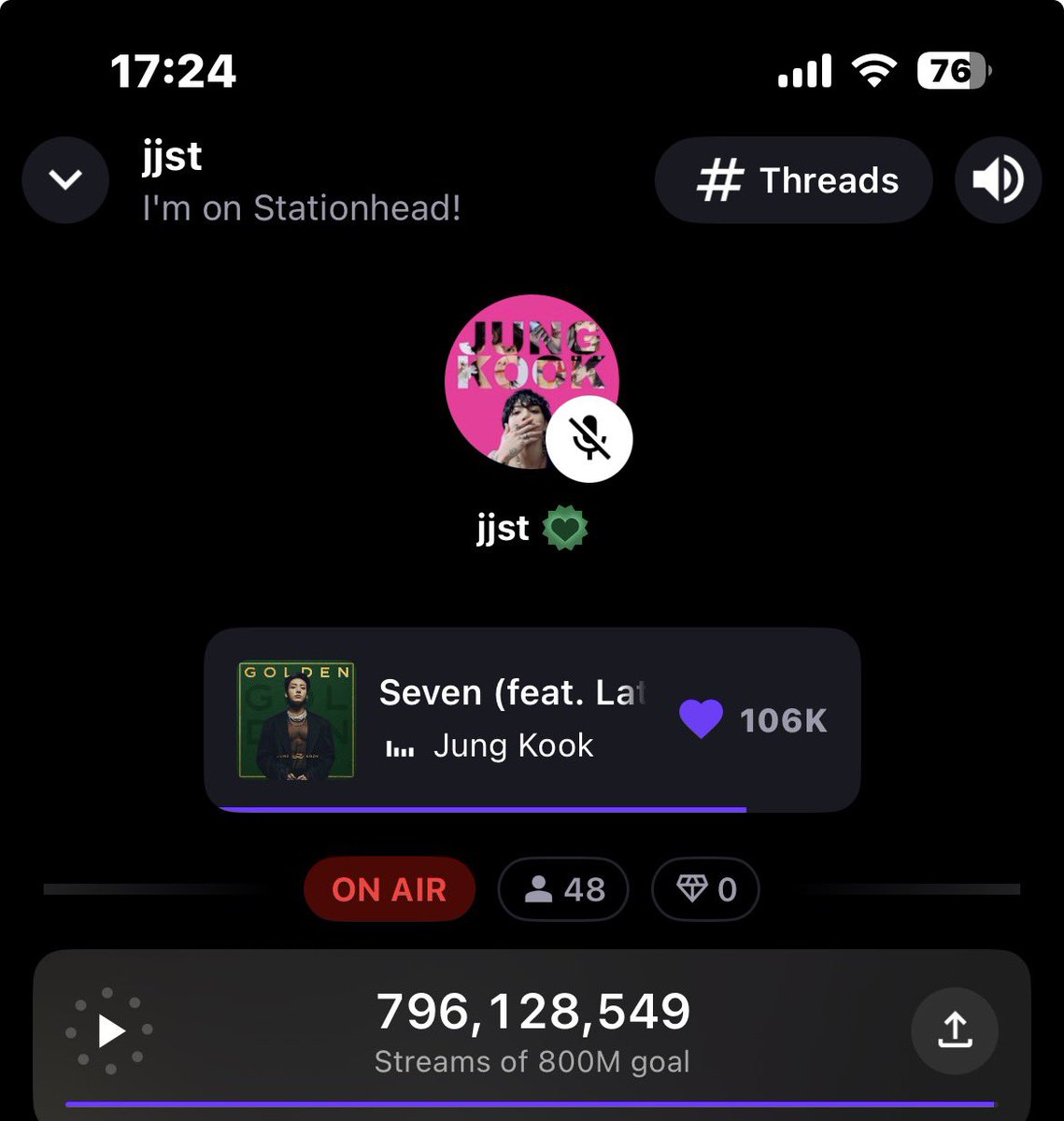 marijk02901's tweet image. 𝗝𝗝𝗦𝗧🇯🇵𝗦𝘁𝗮𝘁𝗶𝗼𝗻𝗵𝗲𝗮𝗱🎧❄
    🅝🅞🅦🅞🅝🅐🅘🅡
          hosted by @JKJP_STREAM_ 

今夜もJungKookのストリーム応援ご一緒に🌙*.｡★*ﾟ

STREAM FOR JUNGKOOK 
 #JungKook_GOLDEN 

参加は引用元にリンクあります🌟⋆꙳