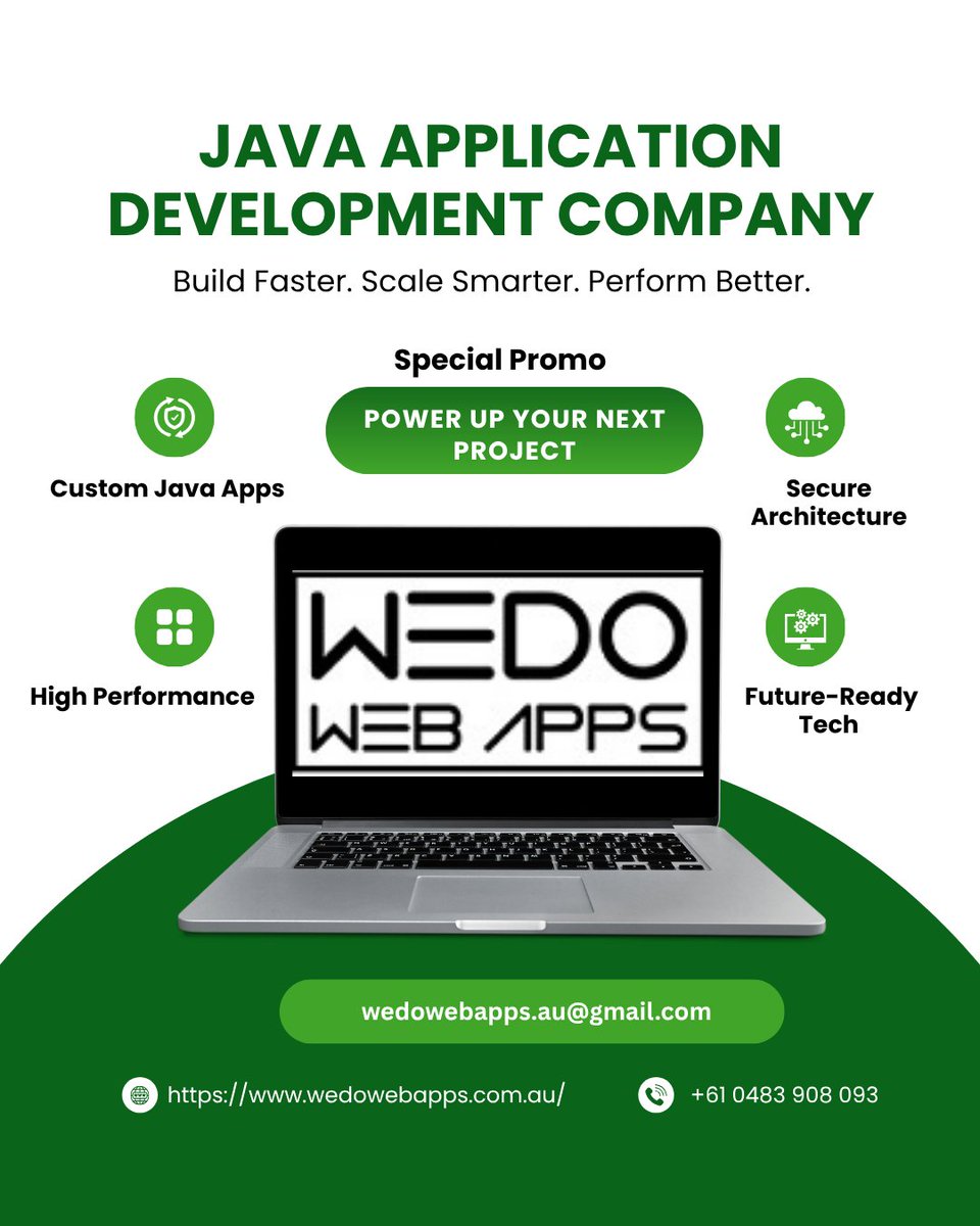 wedowebappsau's tweet image. Smarter Growth with Java Application Development

Get secure, fast, and scalable Java apps built to simplify operations and enhance user experience tailored to your business needs.
🌐 wedowebapps.com.au/java-applicati…

#JavaApplicationDevelopment #JavaDevelopment #CustomAppDevelopment