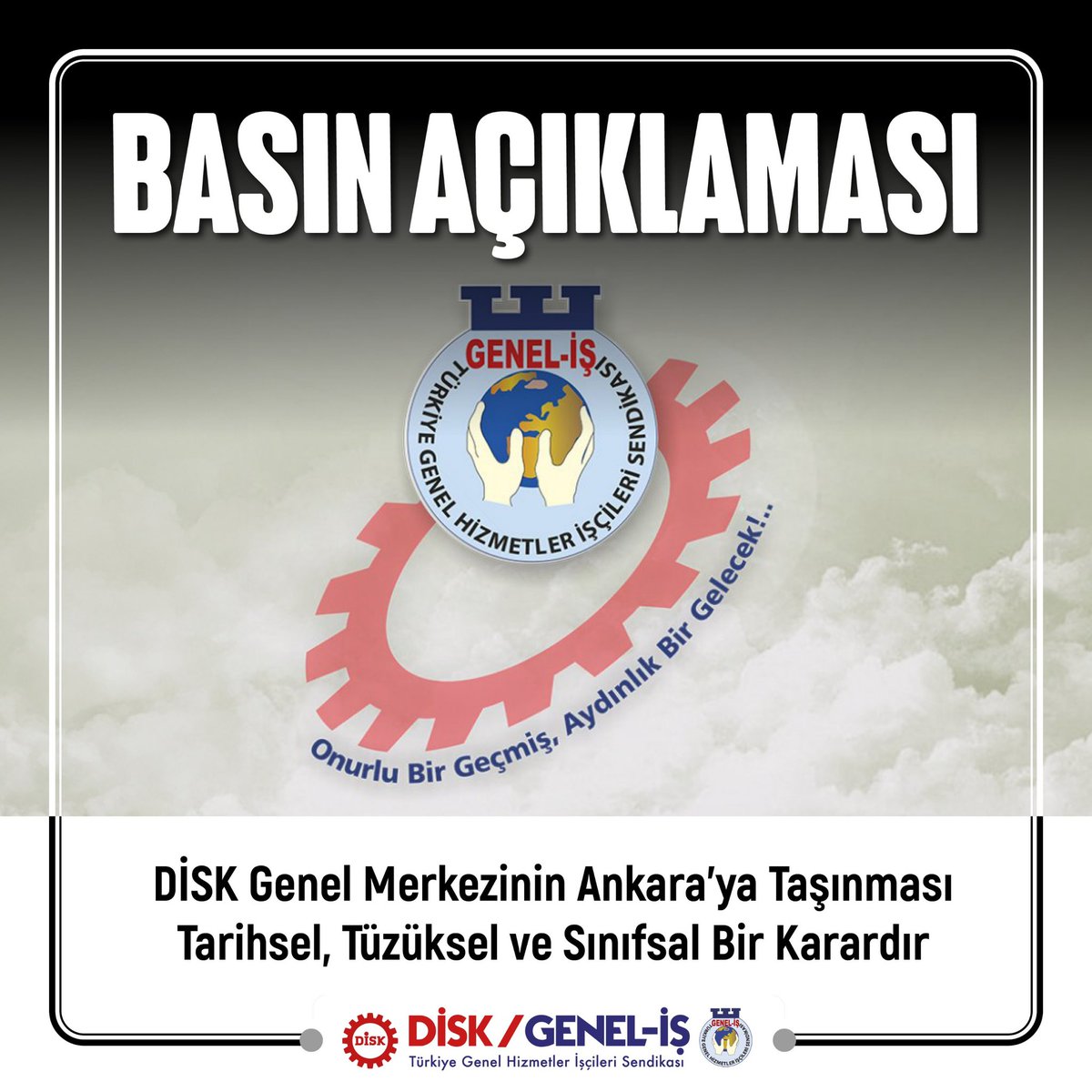 DİSK Genel Merkezinin Ankara’ya Taşınması Tarihsel, Tüzüksel ve Sınıfsal Bir Karardır genel-is.org.tr/disk-genel-mer…