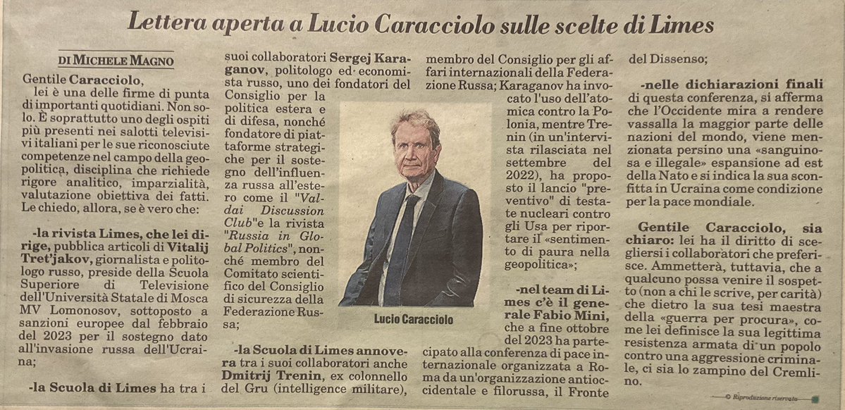 magnomiche's tweet image. Italia Oggi