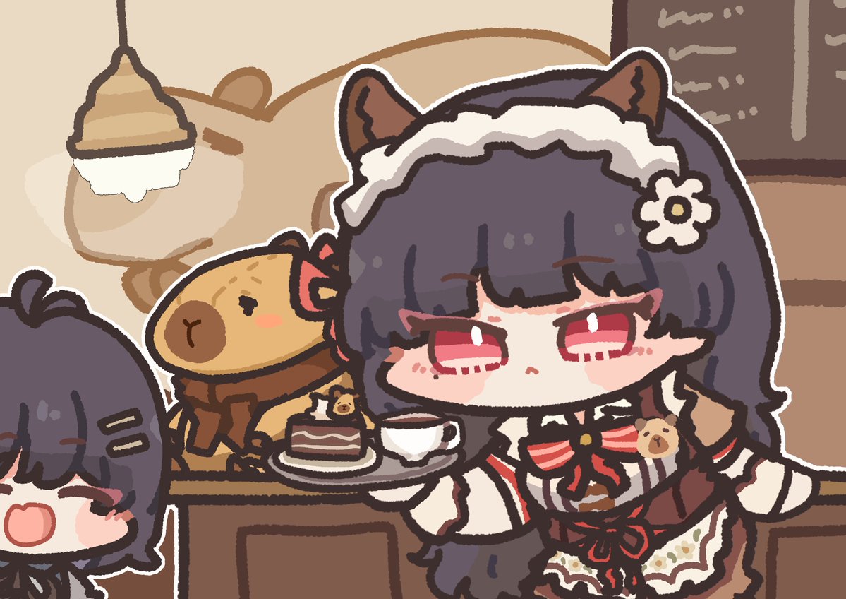 teska1567's tweet image. #鳴潮コレクション #鳴潮 #명조 #Wuwafanart 
chisa cafe~