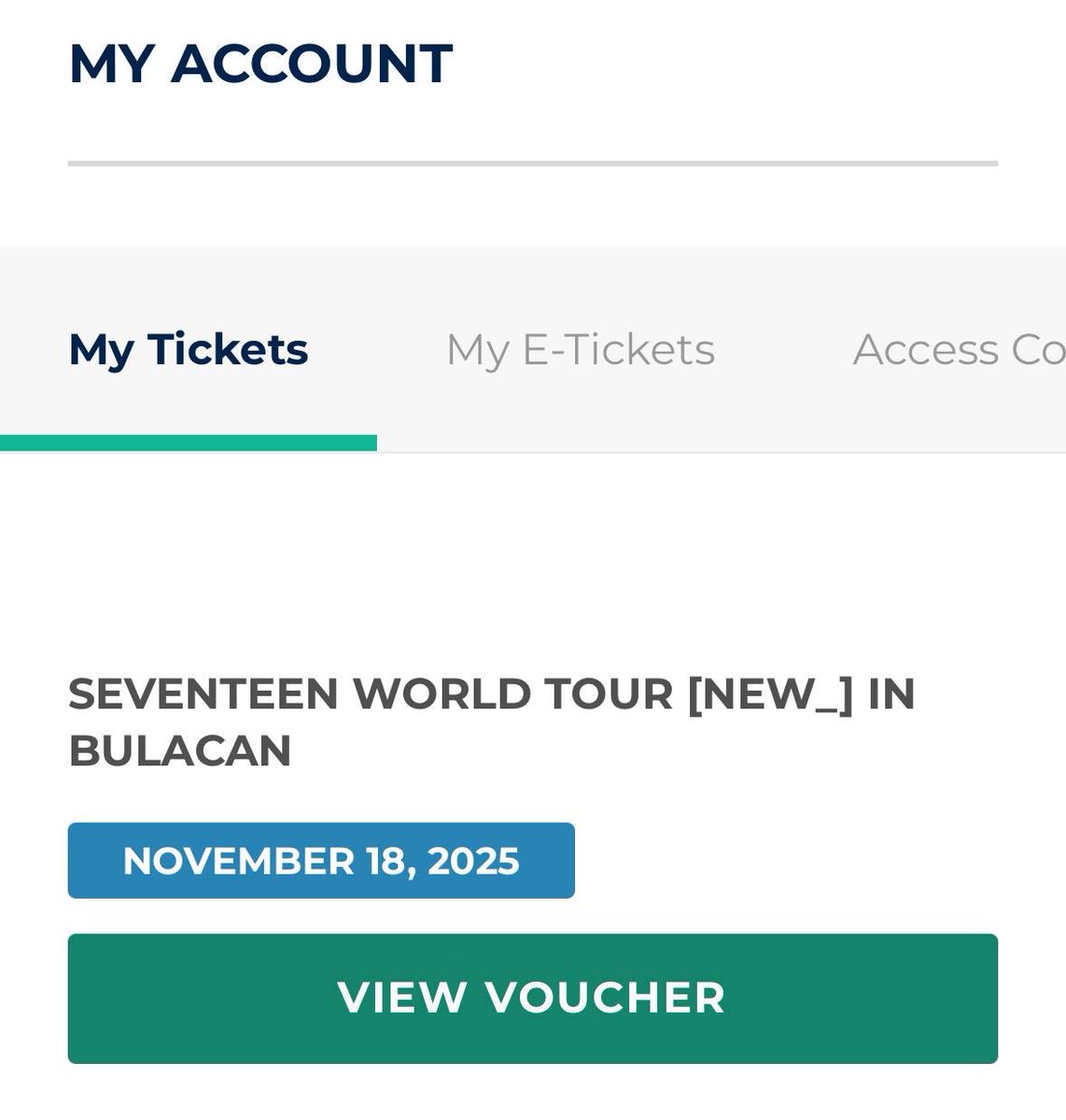 wontosell's tweet photo. #seythankyou for the ticketing assist!! even though there was an error at the start she still helped us secure the tickets we needed 💗 @L0VEYJAKEWON https://t.co/drNU5kmLUF