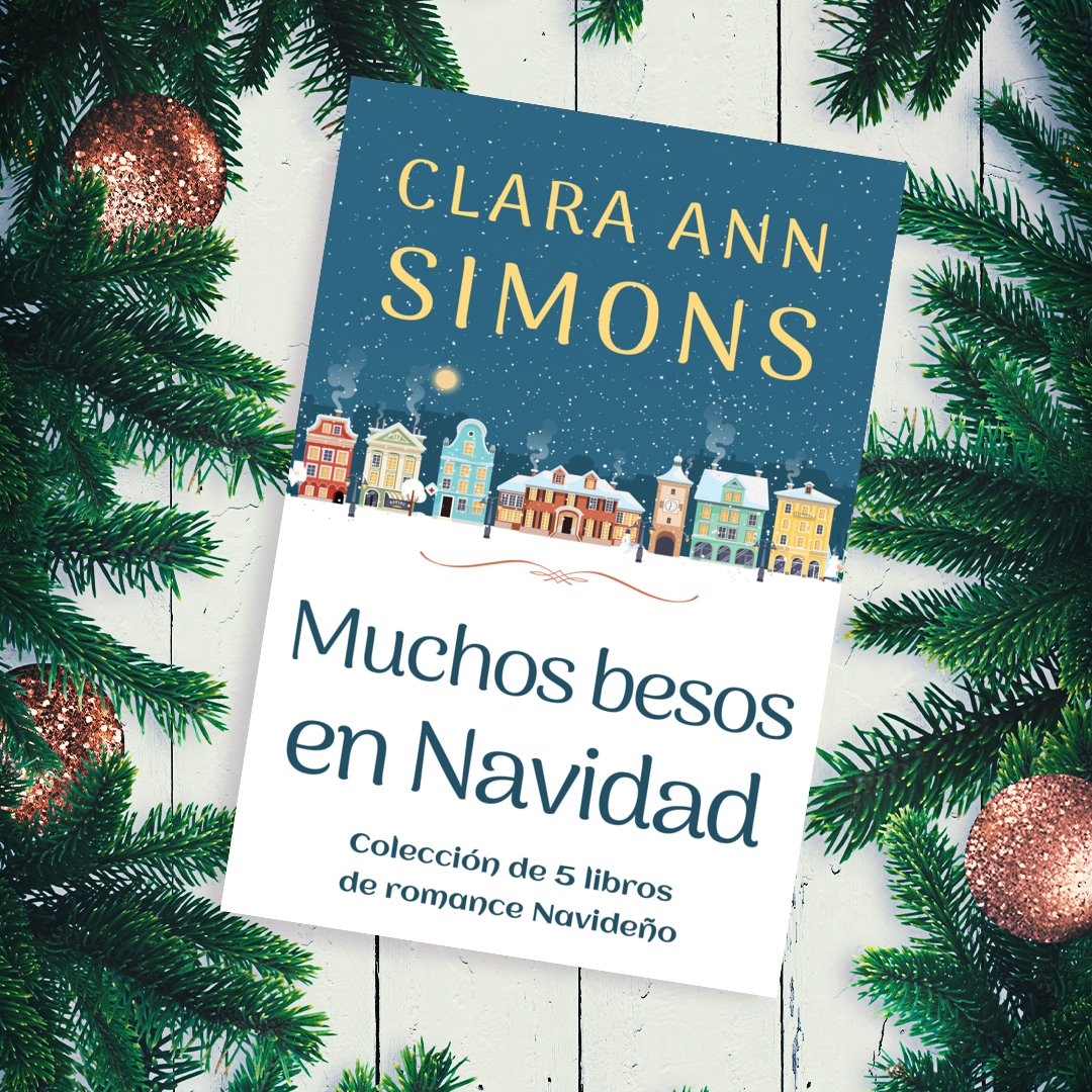 ClaraAnnSimons1's tweet image. Si te quieres dar un atracón de libros navideños, he juntado 5 en un solo volumen. Muchas horas de besos, mensaje positivo y árboles de Navidad. Ojo, son libros ya publicados, puede que ya los tengas relinks.me/B0G2MD3CDD