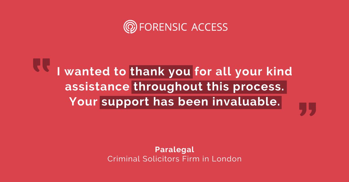 ForensicAccess's tweet image. In this case, the #legalfirm needed an expert to conduct a toxicology review in a manslaughter case, with all findings delivered in a report. 

Do you require an #expertwitness to support your case? ✉️ Contact our casework team: eu1.hubs.ly/H0pmZBm0