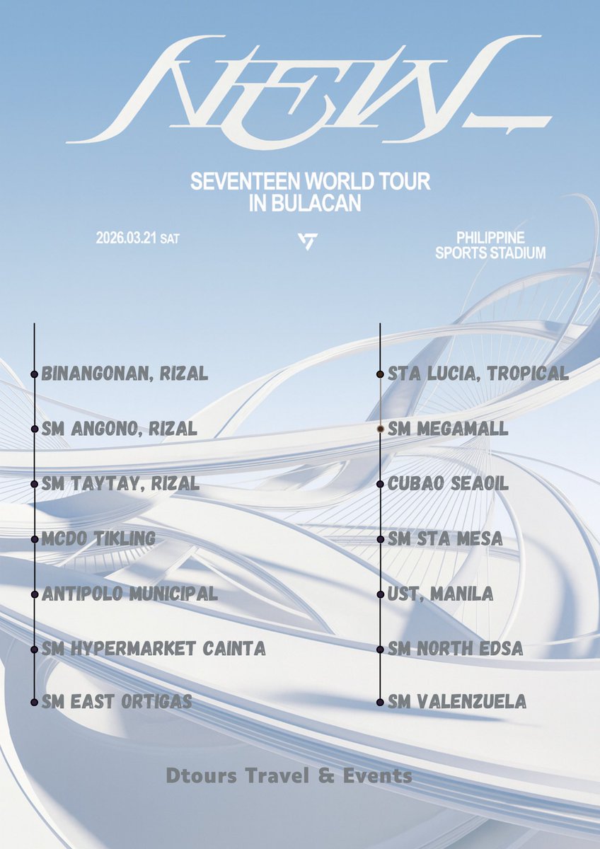 D_t0urs's tweet photo. SEVENTEEN WORLD TOUR [NEW_] IN BULACAN

Reservation form for Van Service/ Shuttle Service / Carpool is now open

📍Rizal
📍Mandaluyong
📍Cubao
📍Manila
📍Valenzuela
And other nearby places

For inquiries and concerns feel free to message us

Form: https://t.co/FtyEkSDsea https://t.co/XnRrQxDomD
