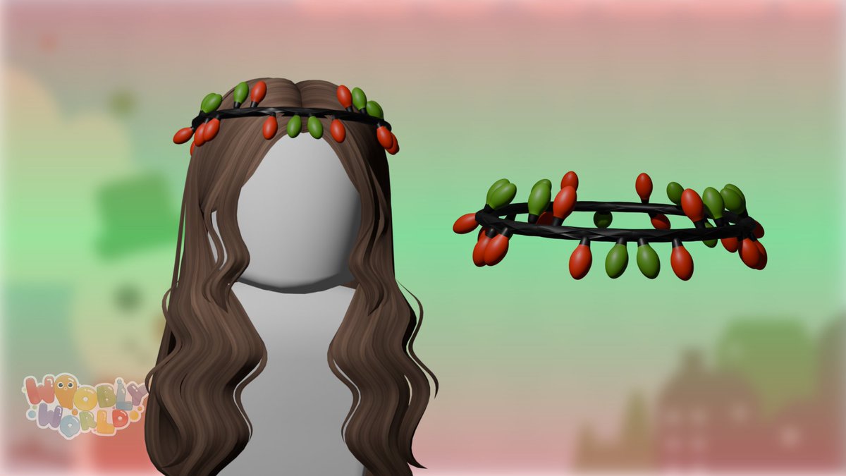 WooblyWorld's tweet image. We tried something new!    

Christmas Lights Hat Accessory!   

Purchase here: roblox.com/communities/35…

#wooblyworld #ROBLOX #RobloxUGC #Christmas