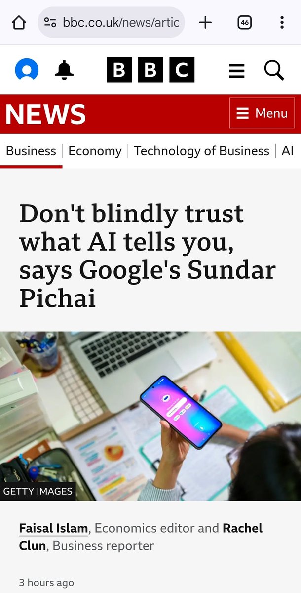 Don't blindly trust what anyone tells you says several 1000 years of human experience.