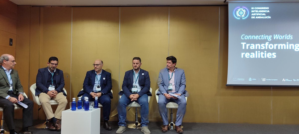CTAndaluciaENG's tweet image. Last week, our #EUproject @DIHAndAgrotech was featured at the III Artificial Intelligence Congress in Granada. 

🎙 Joaquín Rus, Innovation Consultant at CTA, joined a roundtable on successful cases from the DIH.
💡 He shared how we support agri-food SMEs in accessing funding and…