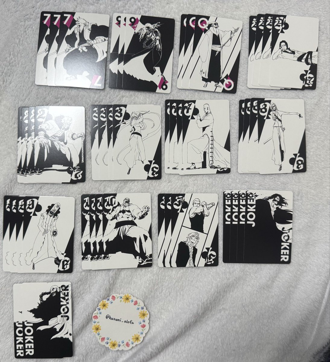 譲渡】BLEACH THE LOCUS OF BRAVE Ⅱ 箔押しトランプ 《譲》画像の絵柄