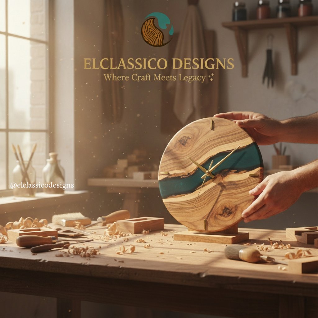 ElclassicoDsgn's tweet image. Handmade hits different. ✨ 

#ElclassicoDesigns #HomeDecor #ResinArt #InteriorDesign #WoodAndResin #Handcrafted #MadeInIndia #AestheticDecor #ArtOfTheDay #IndianArtisans #TrendingNow