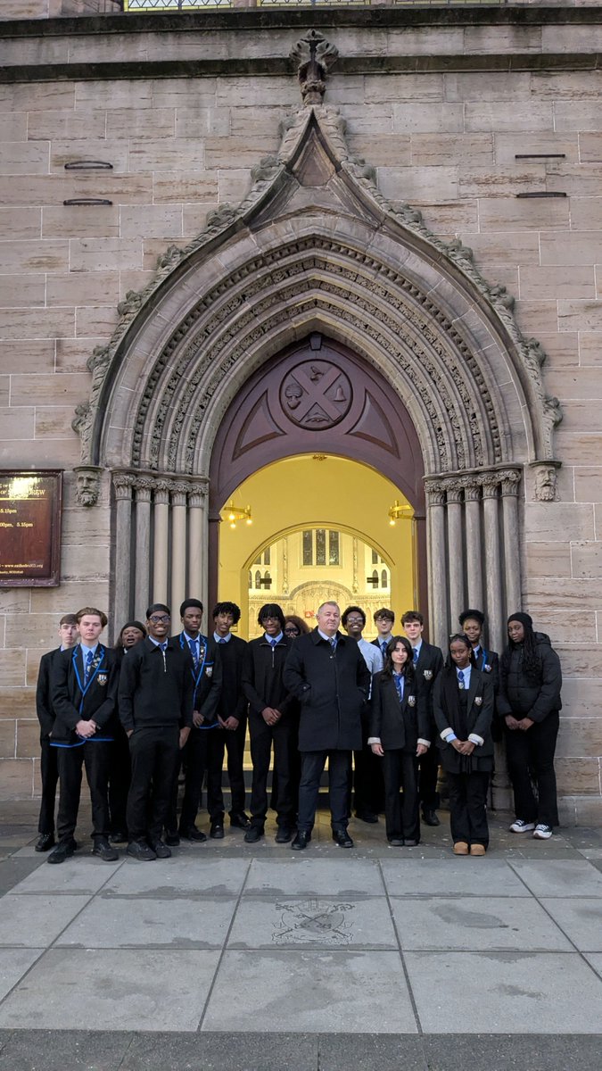 johnpaulacademy's tweet photo. Our young people represented us well at this years @ArchdiocGlasgow High School's Mass. Celebrating the outstanding work of our schools and marking the start of Catholic Education week.
#GoodnessandKnowledge https://t.co/oLZlxzxKPO
