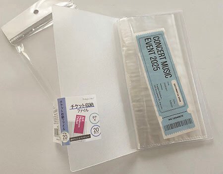 shibuki0803's tweet photo. チケットライクコレクションの収納キャンドゥに売ってたのが上余るけど横幅はピッタリだからおすすめ✨ https://t.co/1X34vQ7LCs