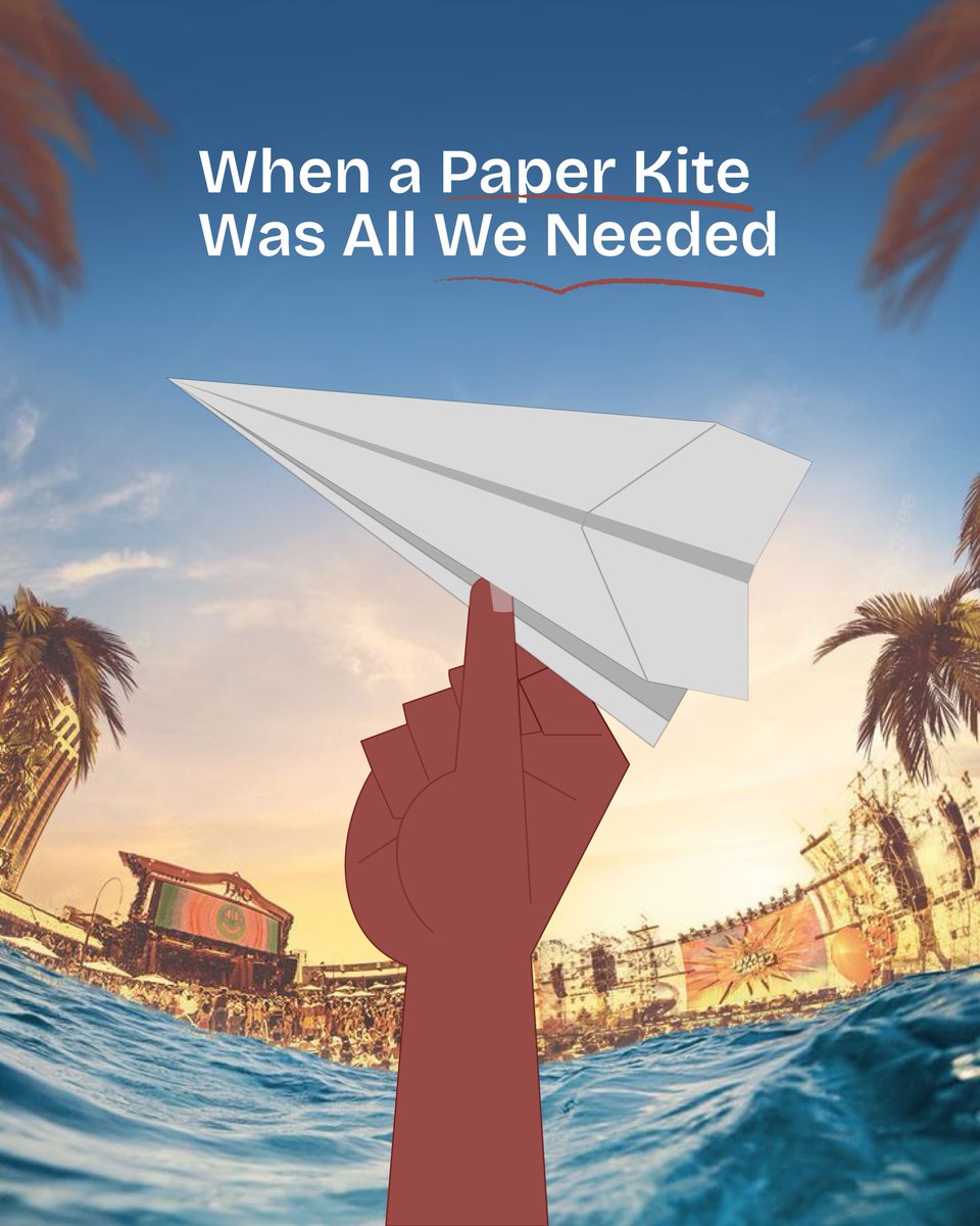 baskeykoer's tweet image. Day 12/30 — When a Paper Kite Was All We Needed. 

This took me straight back to those simple childhood evenings... 
When joy wasn’t expensive, and all we needed was a piece of paper, a little breeze, and the excitement of seeing something we made fly.  

#illustration #UIDesign