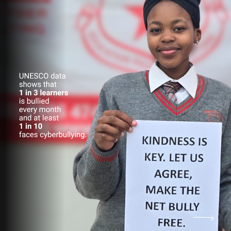 o3unesco's tweet photo. Did you know that 1 in 3 learners is bullied every month &amp; at least 1 in 10 faces cyberbullying?

See how @UNESCO is helping learners stay safe in #Eswatini w/ support from @Sida and the governments of France, Ireland and Norway.

#StopCyberbullying