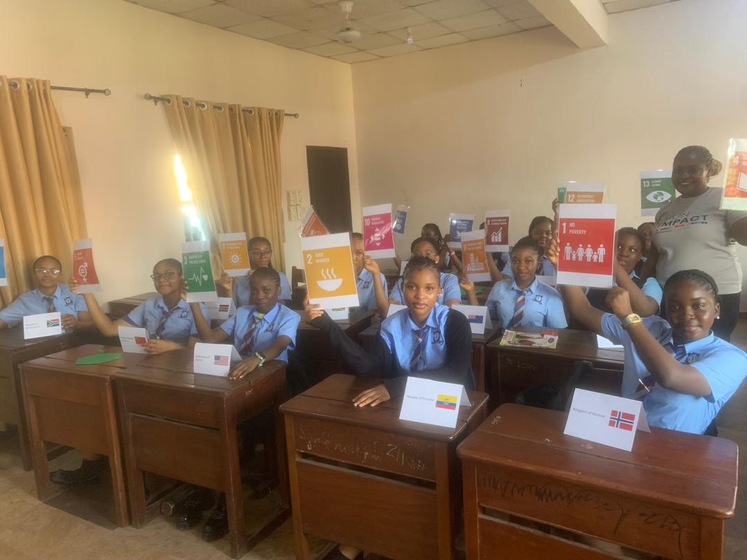 ImpactMun's tweet image. MUN Club &amp;amp; SDGs session at Pine Crest School Enugu sparked diplomacy &amp;amp; global problem-solving in young minds! Thanks MUN Impact &amp;amp; Activator Adaobi! Bright future ahead! #MUNImpactNigeria #modelUN #SDGs #globalcitizenship #education4change #youthleadership