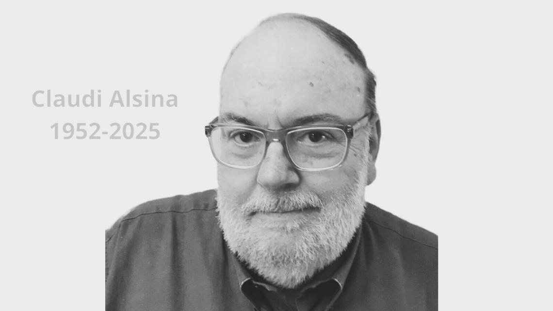 Este domingo falleció el gran matemático y divulgador excepcional Claudi Alsina, socio de Honor de la #RSME 2025.

El profesor Alsina ha dejado una huella profunda entre quienes le conocieron y un rico legado a través de sus facetas de investigador, educador y divulgador.

D.E.P