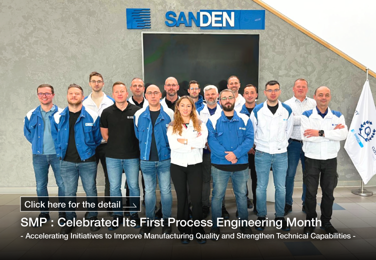 SANDEN_Official's tweet photo. Sanden Manufacturing Poland (SMP) held its first-ever “Process Engineering Month” ⚙️Aimed at improving production processes and technical skills, the initiative focused on sharing knowledge and best practices to drive continuous improvement.
https://t.co/CAVJ9TBdNk
#Sanden https://t.co/XaxS4ido5R
