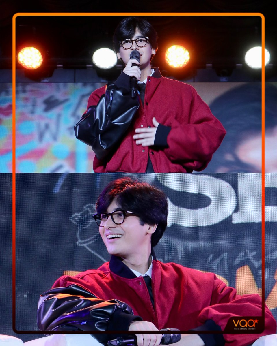 #AngMutyaNgSectionETheDarkSide MediaCon | Andres Muhlach is back as Mark Keifer Watson! 🫶 

Ang Mutya ng Section E (The Dark Side) is coming this December 4 — only on Viva One!

Catch Andres Muhlach on #BagetsTheMusical, opens January 23, 2026, at the Newport Performing Arts