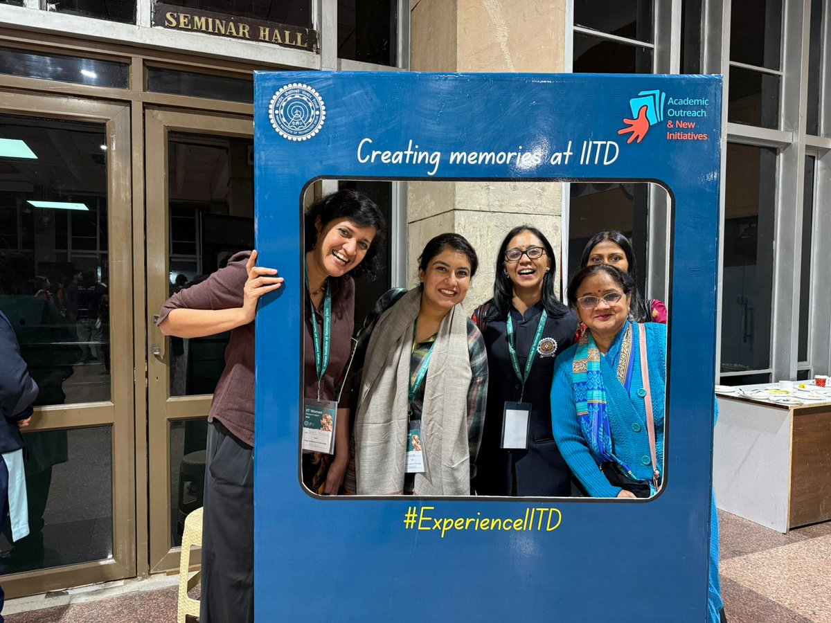 Sushmita_Jha's tweet image. Thrilled to join the Inaugural #IITWomenFacultyMeet2025! Much thanks to the organizers. It was amazing connecting with inspiring women from IITs across India. Excited for the future as we build a powerful network of leaders in Science &amp;amp; Tech! #WomenInSTEM #IIT #StrongerTogether