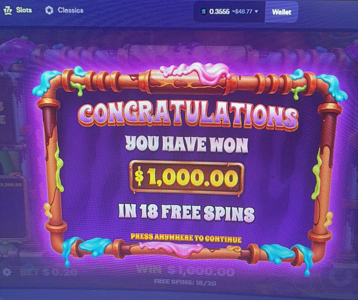 SojeeJs's tweet image. max win bet 0.20 @luckio