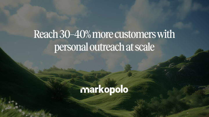 gincode18's tweet image. We just released @markopolo_ai&apos;s newest version in @ProductHunt!
Support us here -
producthunt.com/products/marko… of generic workflows, Markopolo AI analyzes each visitor’s real behavioral signals and generates individualized follow-ups across email, SMS, text messages and voice.