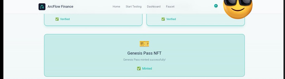 GM CT 

Just minted the Genesis Pass on <a href="/ArcFlowFinance/">ArcFlow Finance</a>

You should too 👇🏽👇🏽👇🏽

arcflow.finance/#onboarding

LFG 🔥🔥