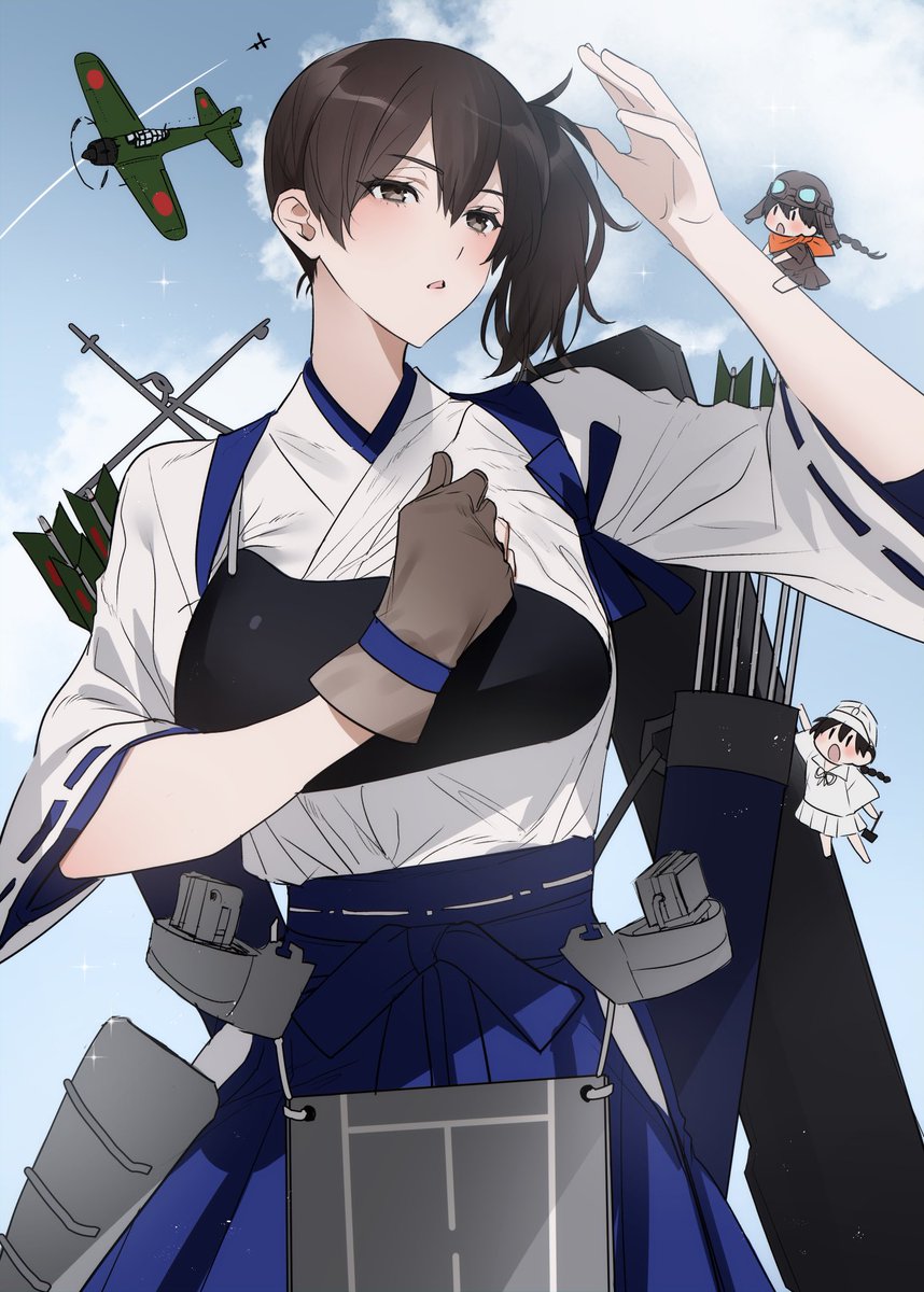 加賀さんの日だったっぽい？合同誌に描かせていただきました加賀さんです