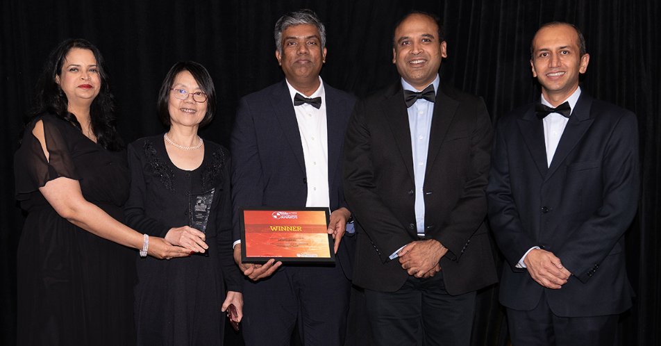 Infosys's tweet image. Infosys is proud to win the Most Innovative Project award at NASTA 2025, a testament to our dedication, collaboration, and pursuit of quality.

View the full list of winners here: bit.ly/49iieam.

#InfyTesting #IQE #NASTA2025 

@niranvs | @VensIyengar