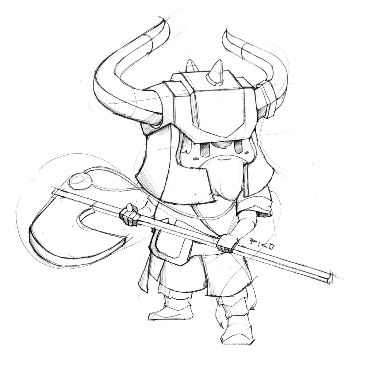 Trying not to strategize or think too much about what it’s supposed to become. Just letting my hand decide the outcome.

The result 👇