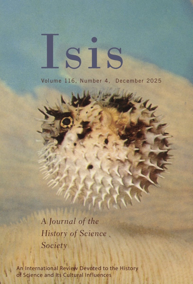 daspallavi93's tweet photo. The December 2025 issue of Isis has just dropped- ahead of schedule, as always. Dive in for some engaging articles, a special focus section, and several insightful book reviews.👇🏼

https://t.co/MfL2zhhUP3 https://t.co/Ge7oqPPubZ