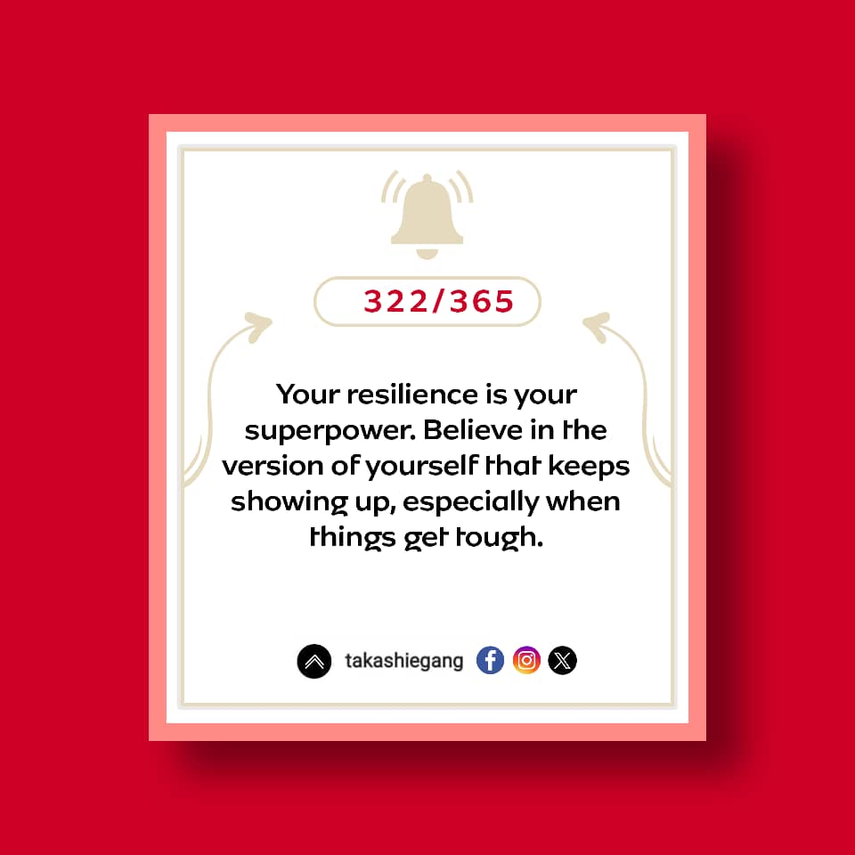 TakashieGang's tweet image. Keep going and stay resilient. #KeepGoing #BelieveInYourself #StayResilient #NeverGiveUp