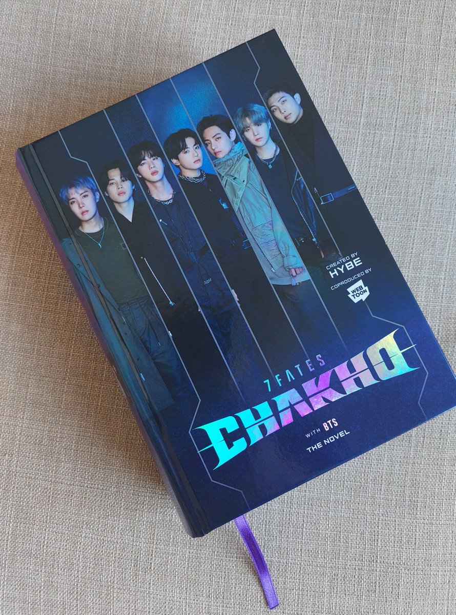 My #CHAKHO novel just arrived☺️💜 #7Fates_CHAKHO @izepress