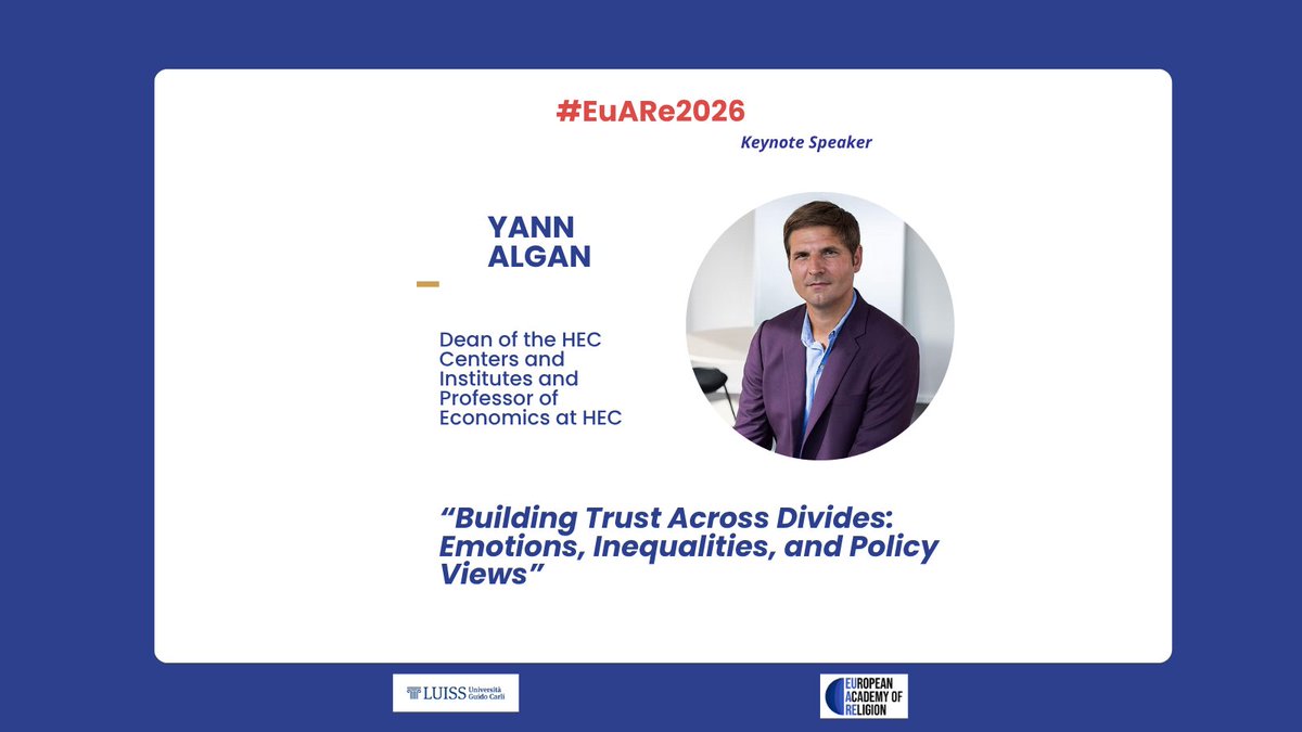 eu_are's tweet image. 🎙️Meet the #keynote speakers of #EuARe2026.

Through perspectives from theology, law, history, and the social sciences, they will address this year’s theme: &quot;Religion and (In)Equalities&quot;.

Discover our keynote speakers here👉bit.ly/4ipybhD

#KeynoteLectures #Rome