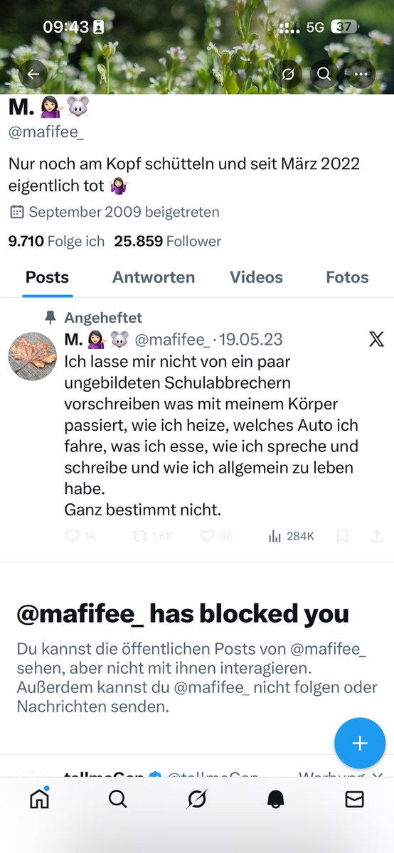 robrobrob7xiv's tweet image. Weißte, gegen Leben schützende Maßnahmen hetzen, die natürlich einschränken, aber wenn Gegenwind kommt, direkt blocken. 😂 #fragile