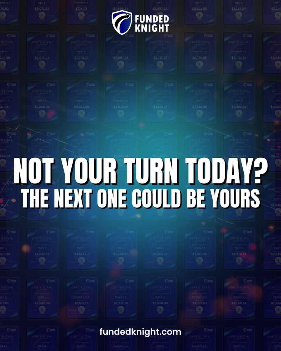 FundedKnight's tweet image. Another victory for the knights! ⚔💰
Discipline + consistency = payout secured.
Are you ready to be next?

🔗 Join here: fundedknight.com

#ForexCommunity #TraderDaily #FundedTraderProgram #PropFirmChallenge #TradingLifestyle #ForexMotivation #PayoutDay #MakeItHappen