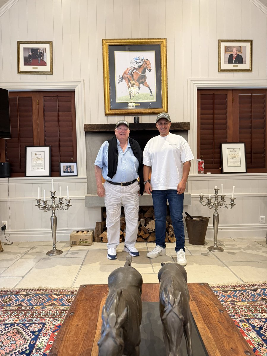 Fantastic to have lunch with Sir Peter Vela at <a href="/PencarrowStud/">Pencarrow Stud</a> today.

Thanks for a brilliant day Peter, the food and drink was absolutely tremendous.