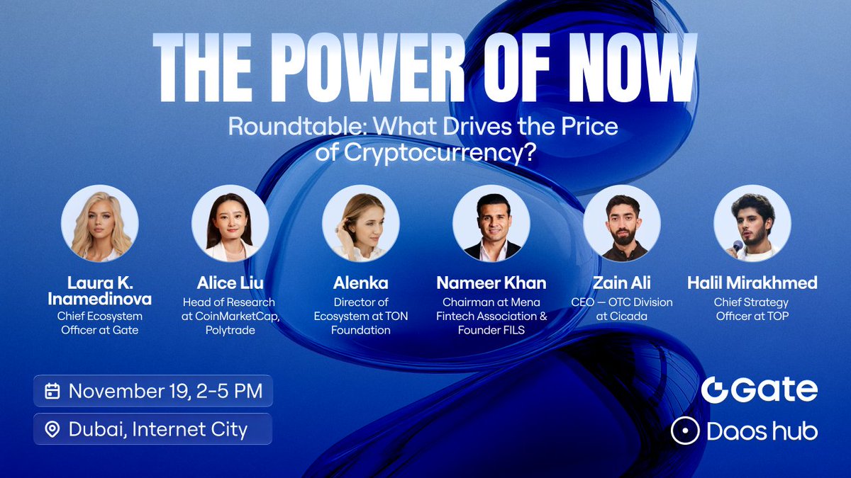🎙️ Daos hub Roundtable: What Drives the Price of Cryptocurrency? Halil  Mirakhmed (@mirakhmed), Chief Strategy Officer at @topdotco, will join a  roundtable organized by @Daoshub and @Gate to break down the real