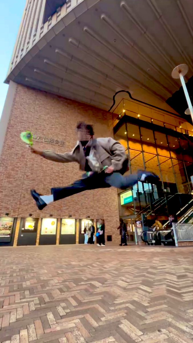 恒例のジャンプ💨✨