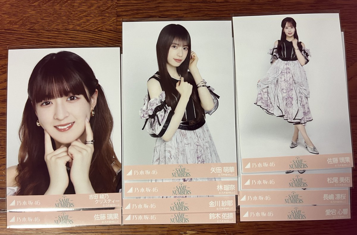 おまけ付】乃木坂46 生写真 samenumbersフルコンプ114枚 コンプ Same