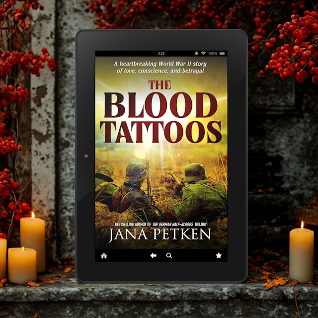 maryanneyarde's tweet image. ❀༻𝑩𝒐𝒐𝒌𝒔 𝑾𝒐𝒓𝒕𝒉 𝑹𝒆𝒂𝒅𝒊𝒏𝒈༺❀
Read with #KindleUnlimited

✦ * . * The Blood Tattoos
By Jana Petken * . * ✦

maryanneyarde.blogspot.com/2025/11/the-bl…

#HistoricalFiction #mustreadbooks #booksworthreading #WW2 
@AuthoJana
