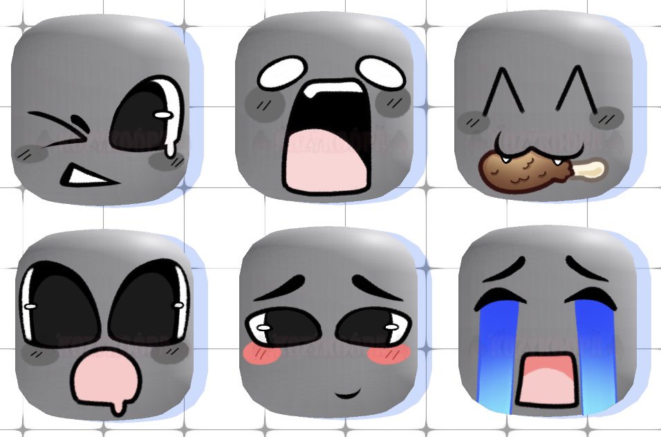 kozykoopa's tweet image. Gonna post some UGC Faces tomorrow!

If you have liked my work so far or like to collab and/or buy from me lmk! Examples down below of concepts Ive done so far! I’d love to start some work and build my portfolio more! ^^

#robloxugc #ugcface #newugc #robloxcreator #robloxart