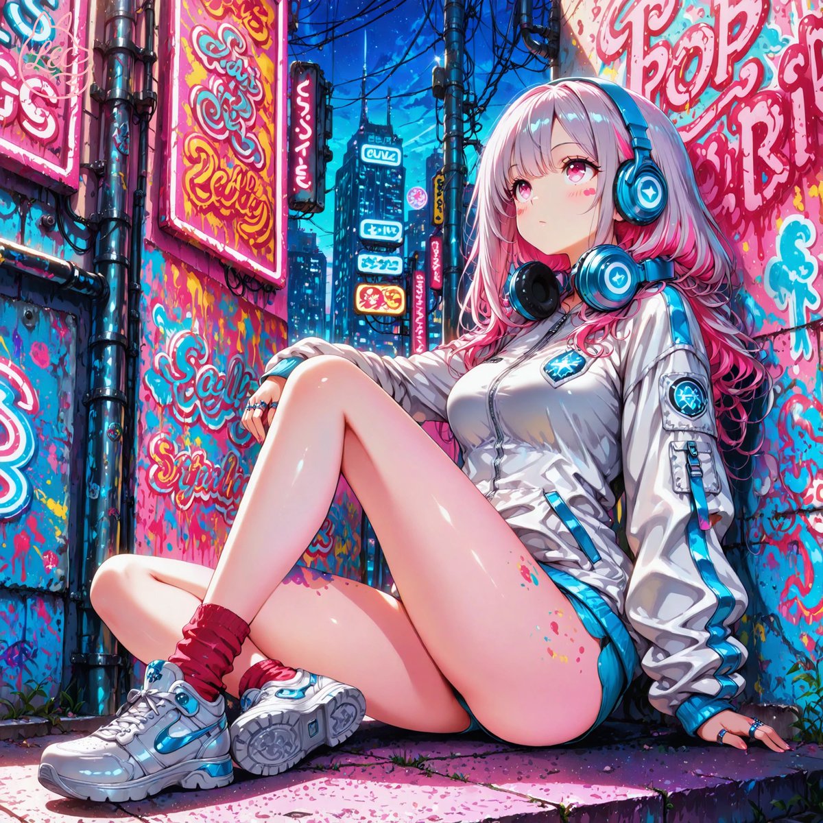 【3zuki】イラストオーダー 1日お疲れ様 そろそろ帰ろっ！ 桜月(さつき)ᕱ⑅︎ᕱ