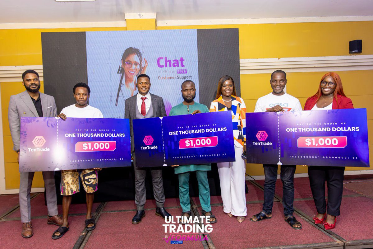 Timamzi's tweet image. 3 x $3,000 Tentrade Funded Accounts 🎁
+
2 x $200 Trading Capital 💰

I’m doing this to help 5 people start their December with real capital.
If you want to enter:

You MUST do these👇

📌 Follow:
@Tenfundedtrader @VictorUfots @Tentradeafrica @Timamzi @cableanalyst @deartrader__…