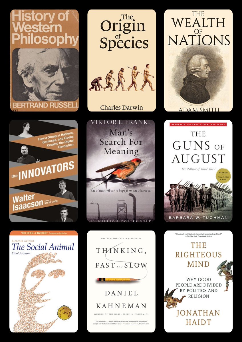 cooltechtipz's tweet image. Books that will teach you more than any university degree.