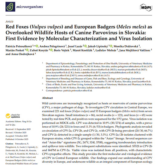 Dept of Epizootiology, Parasitology and One Health tweet media