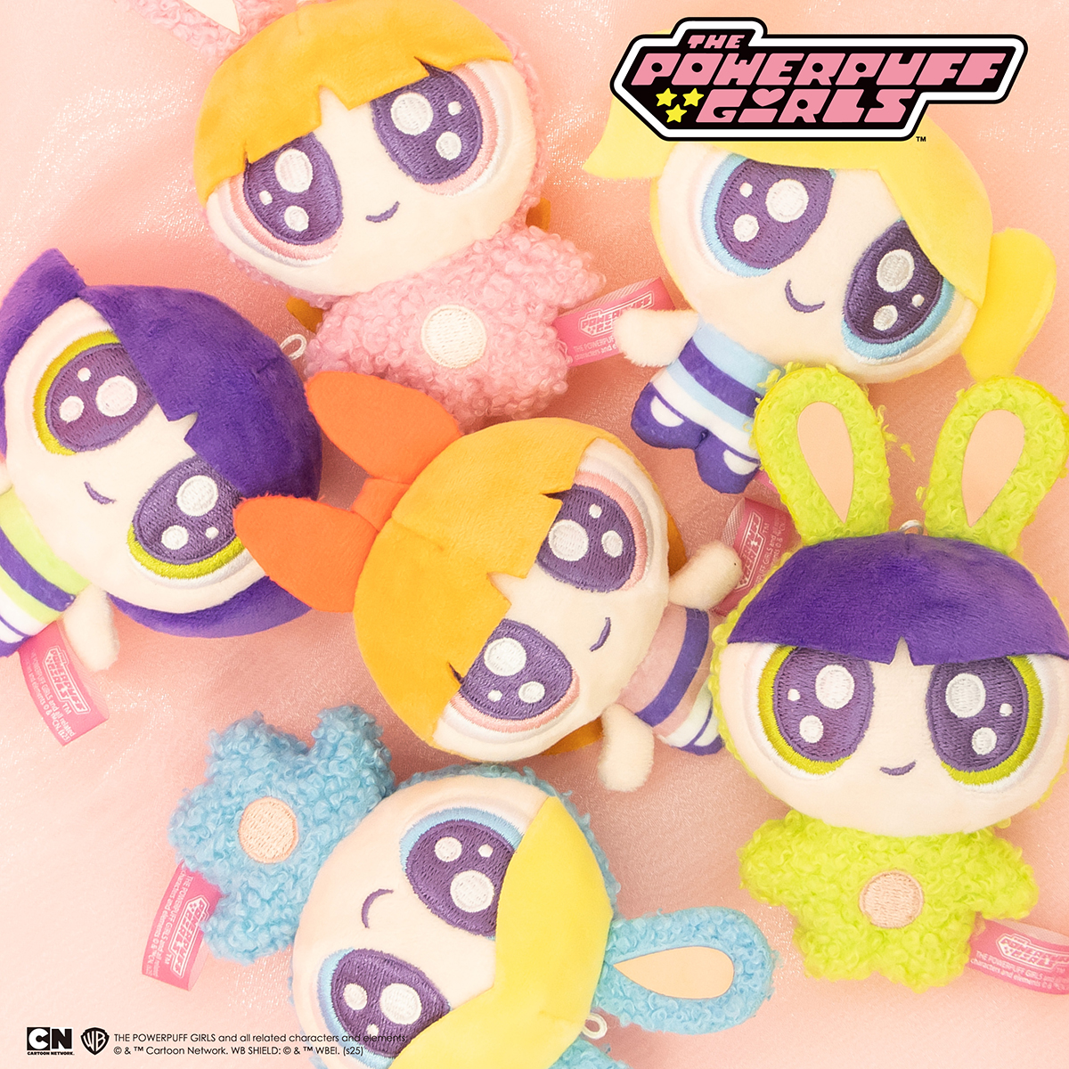 💗#パワパフ 新作カプセルトイ続々💗 ぬいぐるみ、キーホルダー