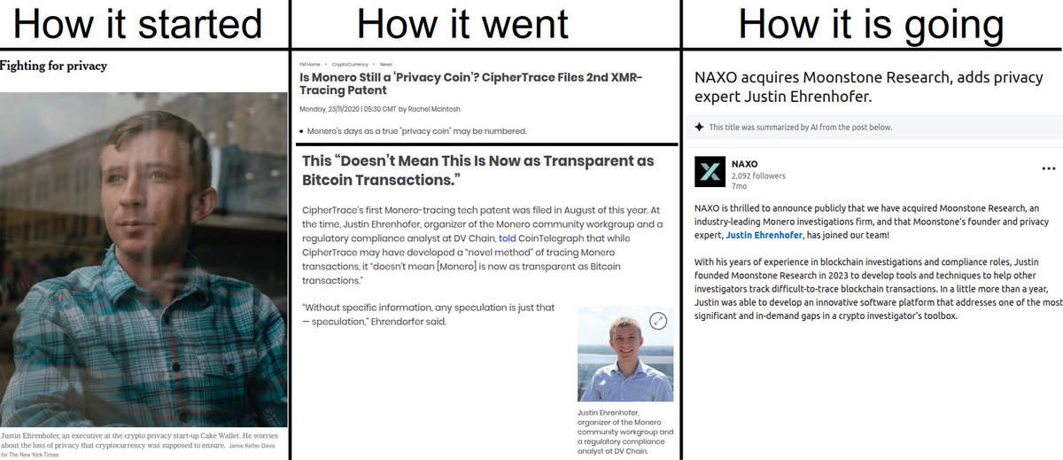 fireice_uk's tweet photo. @MoneroToshi1k Because $XMR  developer's main business is selling XMR tracking services. https://t.co/nf2IPnQeKq