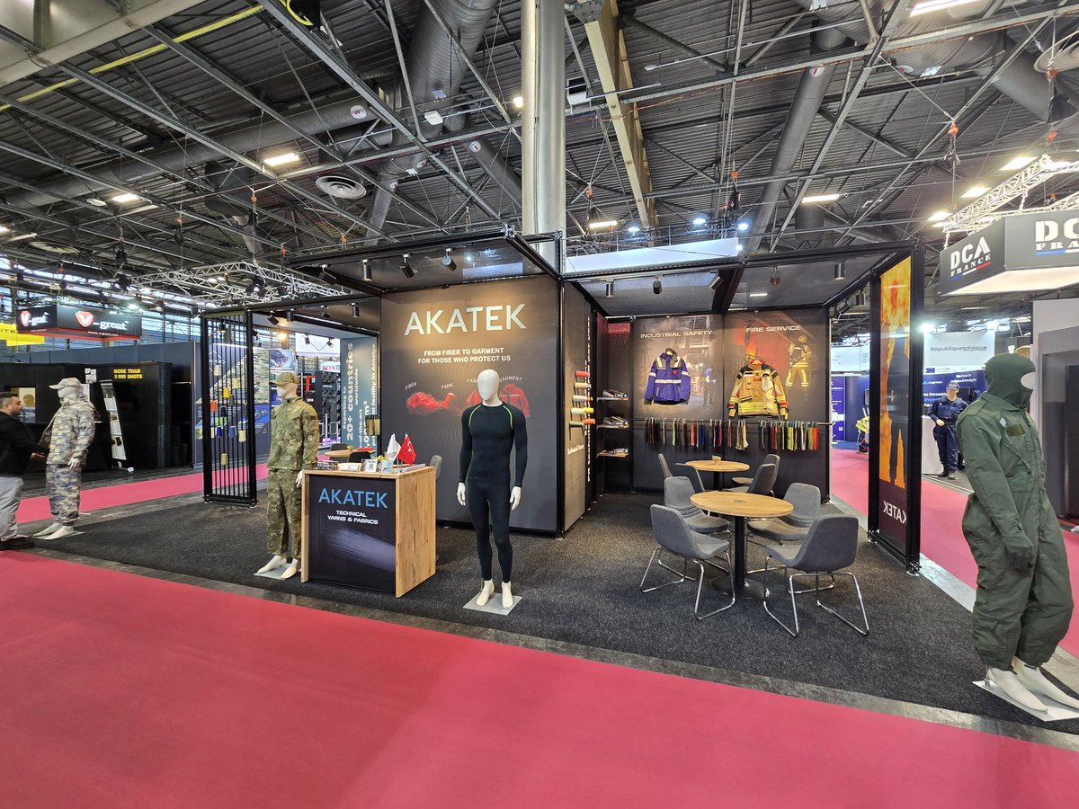 kivancgroup's tweet photo. #MilipolParis has kicked off! 🚀
Vertical integration from yarns to protective garments.
We’ll be at Paris-Nord Villepinte — Hall 5A, E119 for the next 4 days!

🗓 18–21  November
📍 Paris-Nord Villepinte —  5A, E119
📧 Toplantı talebi / Meeting requests info@akateknik.com https://t.co/NiwCivR6wU