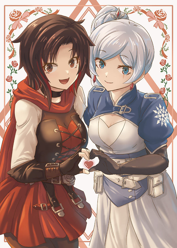 moaiMsama's tweet image. 久しぶりのルビーとワイス💑
#RWBY